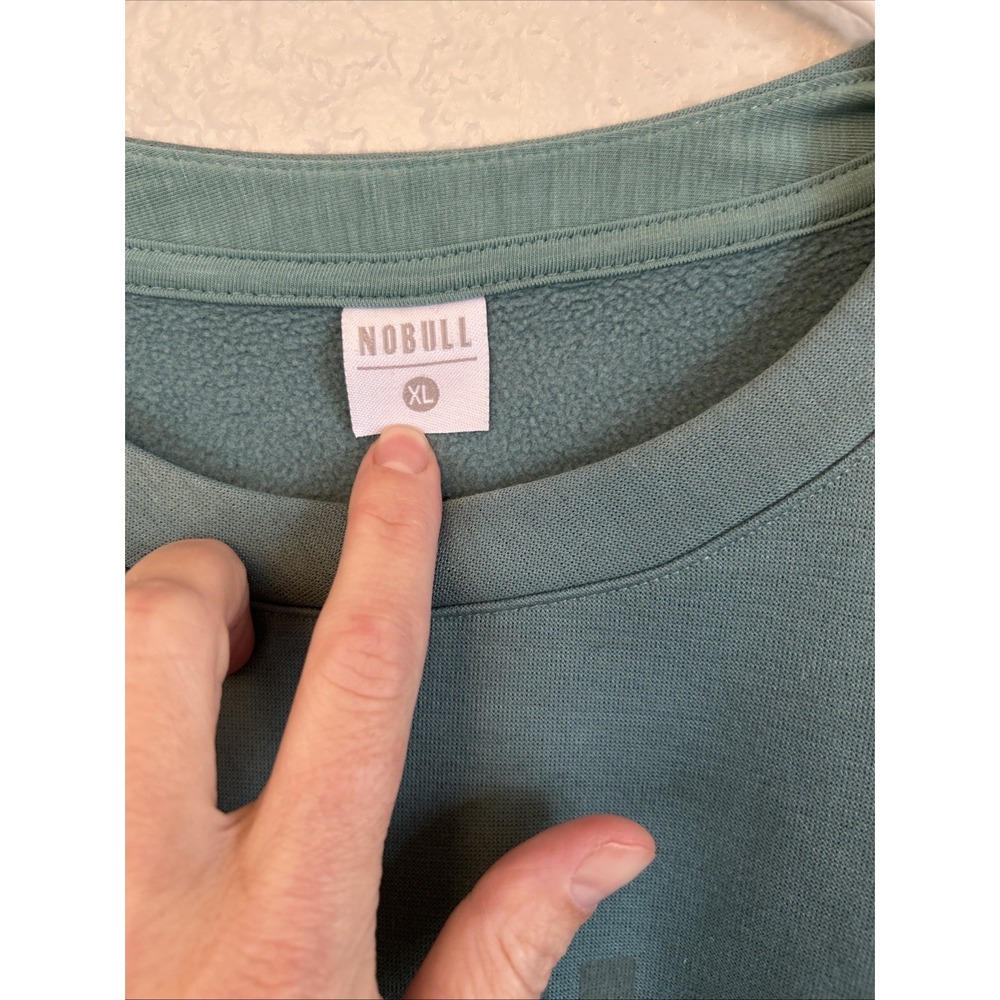 Women's NOBULL Turquoise Crewneck Sweatshirt Size XL - Picture 3 of 7